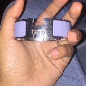hermès purple bracelet