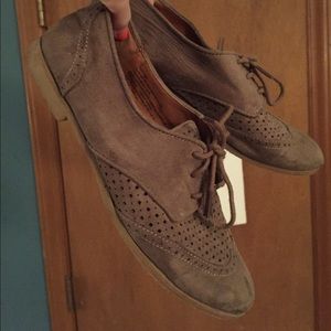 Suede Oxford Shoes