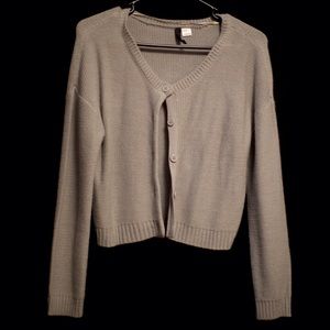 H&M Grey Cardigan Size 2