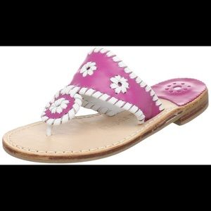 Pink/White Jack Rogers Sandals