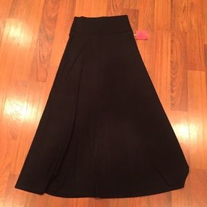 NWT Black Maxi Skirt
