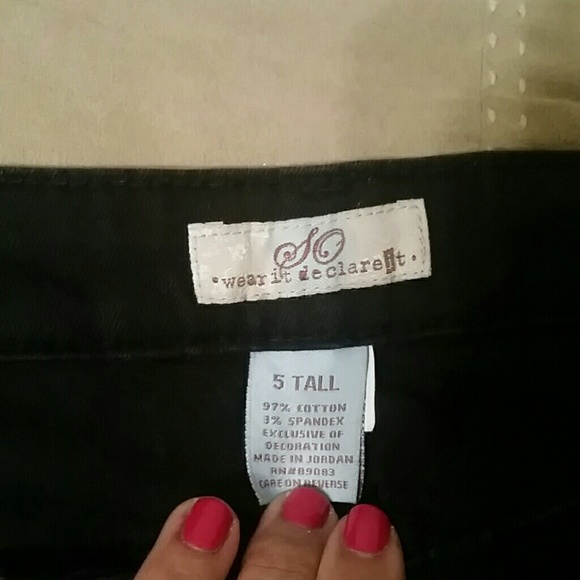 Boot cut black pants - Picture 3 of 4