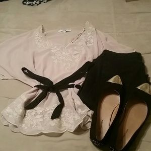 Boot cut black pants