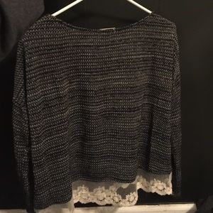 L.A. Hearts Medium Gray long sleeve shirt