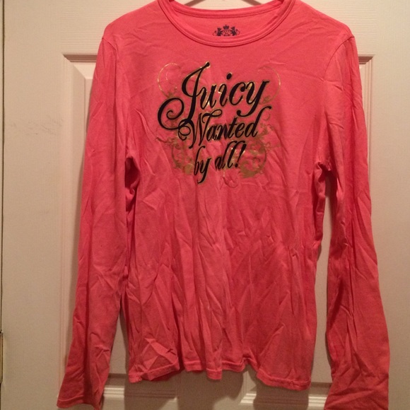 Juicy Couture Long Sleeve Graphic Tee (XL)