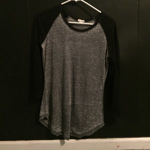 garage medium quarter sleeve baseball shirt