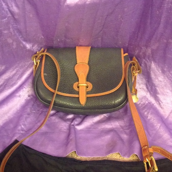 Black Leather Dooney & Bourke Crossbody