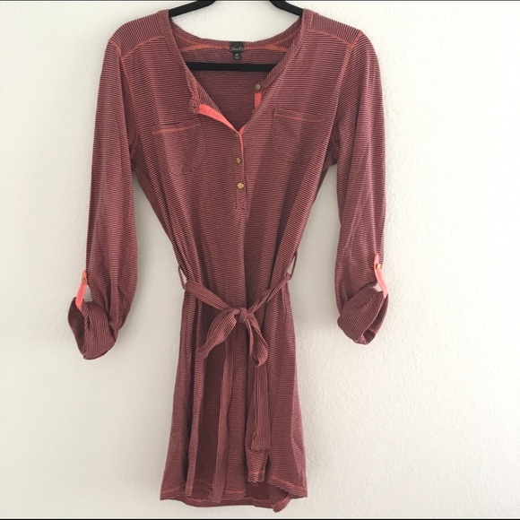 Striped long Sleeved Dress