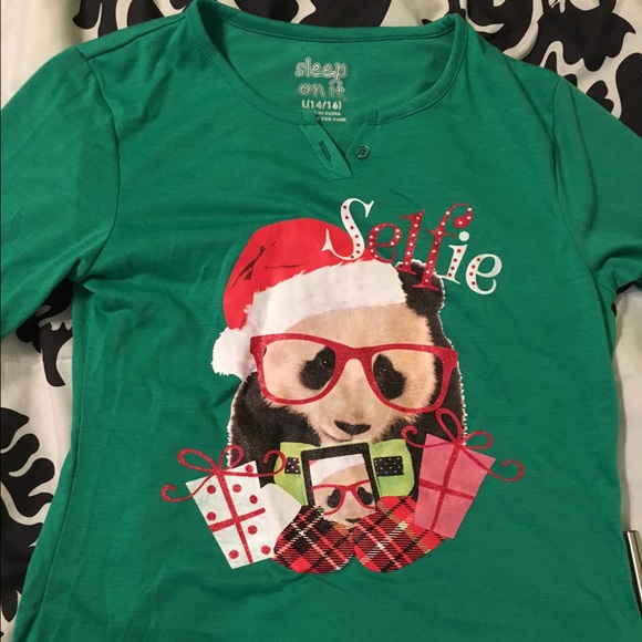 3 for 10💋 Selfie sleep long sleeved tee