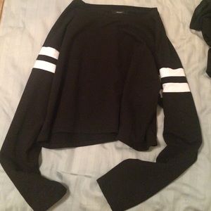 Black Cropped Sweater