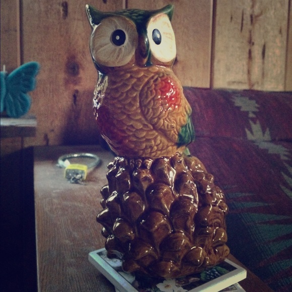 Vintage owl figurine
