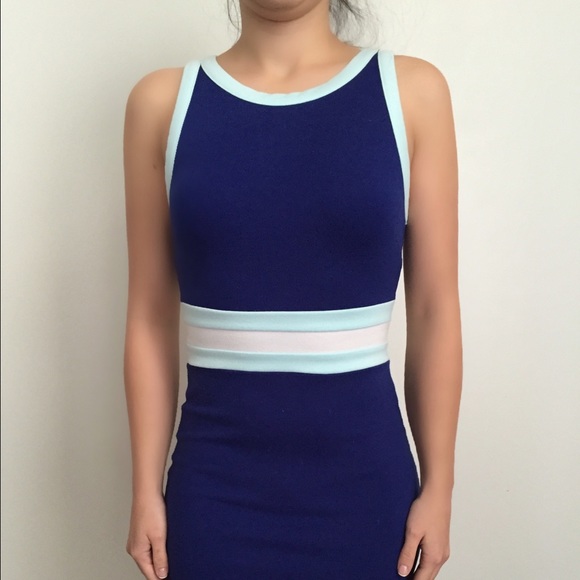 Navy blue dress