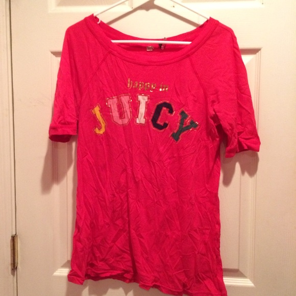 Juicy Couture 3/4 Sleeve Graphic Tee (L)