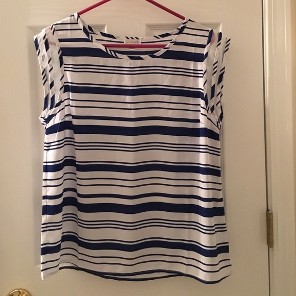 Blue and white sailor top.
