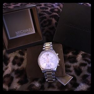 Michael Kors two-tone chrono watch