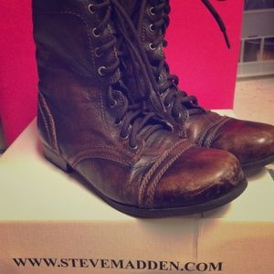 Steve Madden combat boots