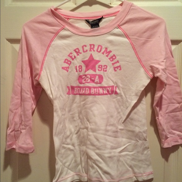 Abercrombie 3/4 Sleeve Brand Tee (CXL)