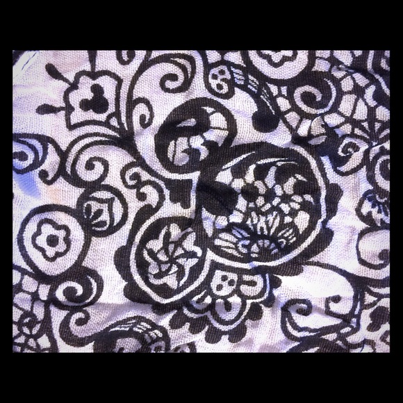 Black & White Mickey Mouse Scarf