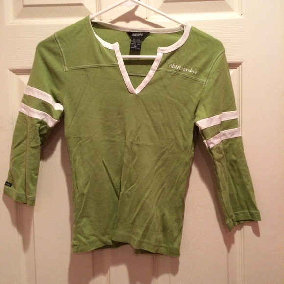 Abercrombie 3/4 Sleeve Brand Tee (CXL)