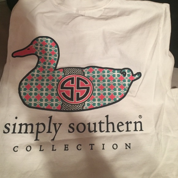 White simply southern Tshirt