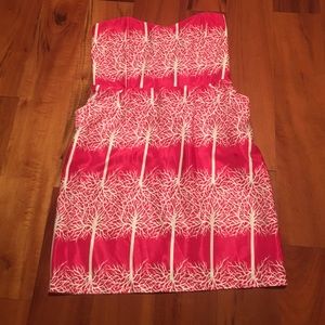 Mini pink sweetheart dress