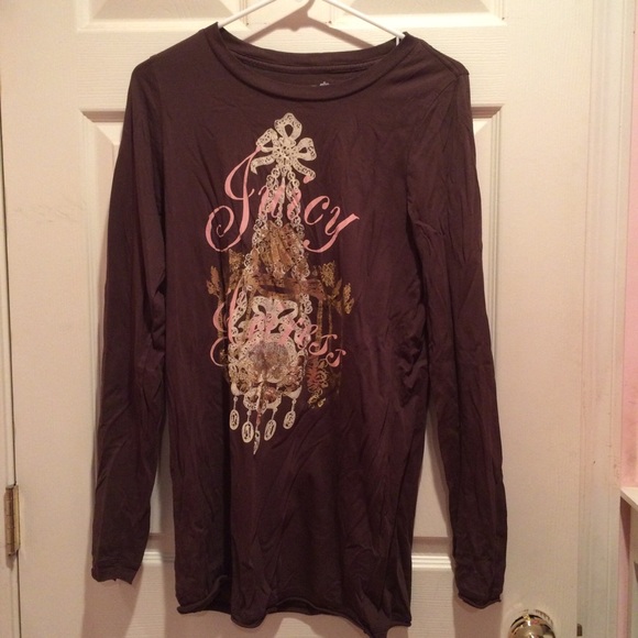 Juicy Couture Long Sleeve Graphic Tee (XL)