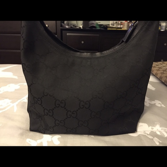 Black Authentic Gucci hobo