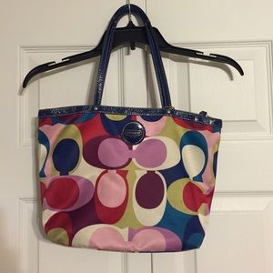 Multi Color Real Coach Purse!!