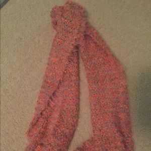 Hand Knitted Pink Scarf