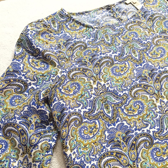 [J. Crew] Paisley Talitha Blouse