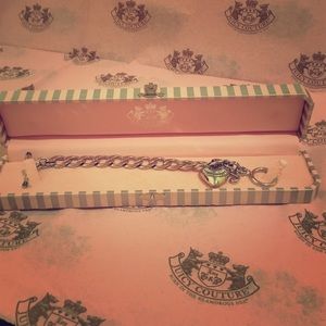 Juicy Couture silver charm bracelet