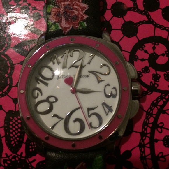 Bestey Johnson floral watch