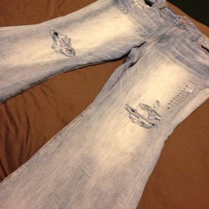 American Eagle Boho artist jeans