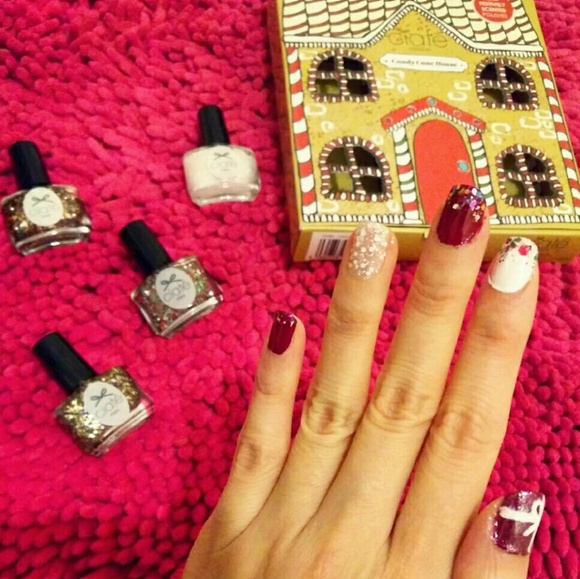 Ciate Candy Cane House  (4 Bottles) Nail Polish