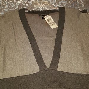 NWT, Style & Co gray sweater dress, sz 1X.