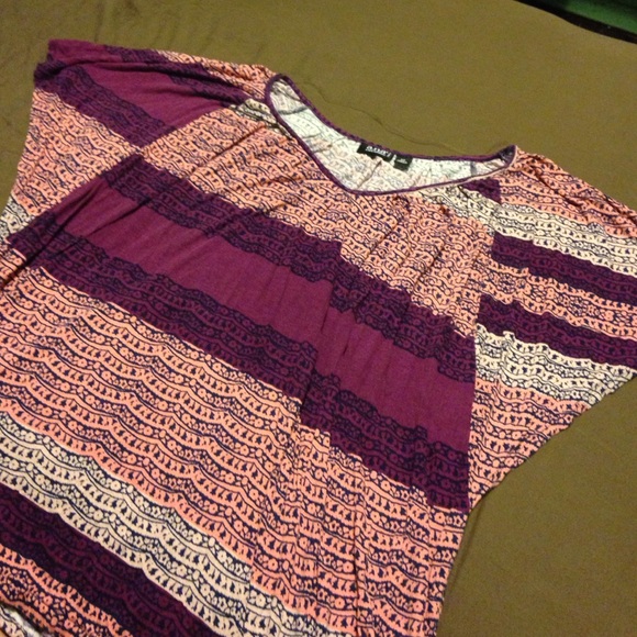 A.N.A. Purple Vneck