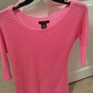Pink layering sweater