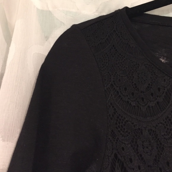 Black Lace Blouse - Picture 3 of 3