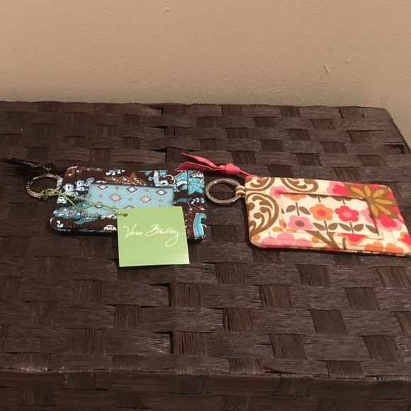 BUNDLE BRAND NEW Vera Bradley ZIP ID Case