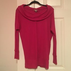 Anthropologie (Bordeaux) Cowl Neck sweater