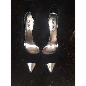 Bebe Black High Heels