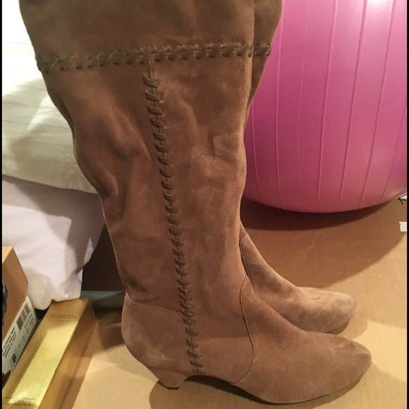 Anne Klein Suede Boots