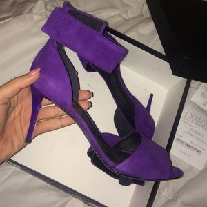 Giuseppe Zanotti Suede Ankle Strap Sandal