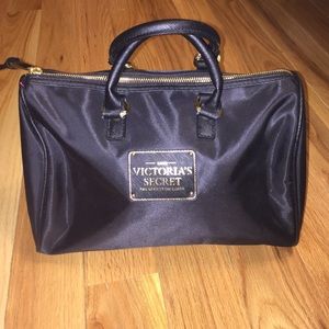 Black vinyl Victoria's Secret Purse