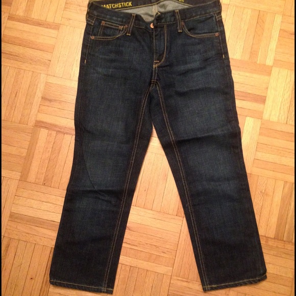 J crew dark denim matchstick skinny jeans