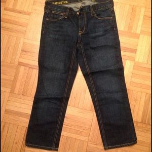 J crew dark denim matchstick skinny jeans