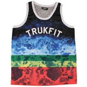 Trukfit Graphic Mesh Tank top Size L