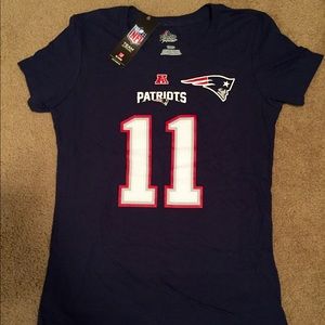 New England Patriots shirt. Julian Edelman.