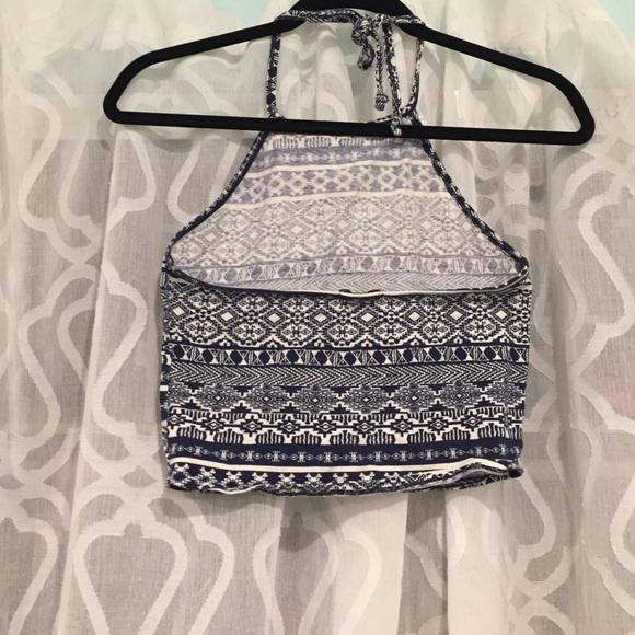 Tribal Halter Crop Top - Picture 2 of 2