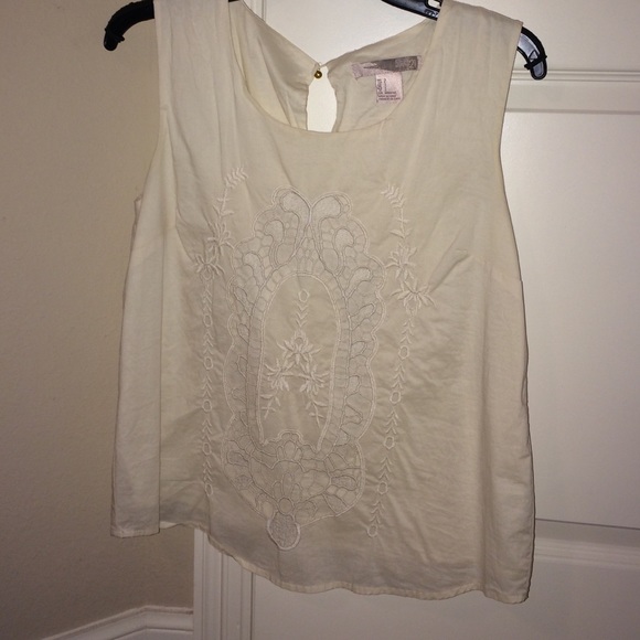 cream colored tank from forever 21